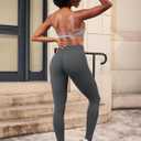 YEOREO Yoga Pants Workout Leggings for Women Hidden Scrunch Butt Lifting Leilanie High Waisted Tummy Control Gym Leggings (Black, S)