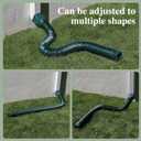 Gutterlix Flexible Gutter Downspout Extensions, Connectable Downspout Extender with 58"+ 67" Extendable Pipe, Thickened Down spout Drain Extension for Rainwater Drainage(2 Pack, Green)