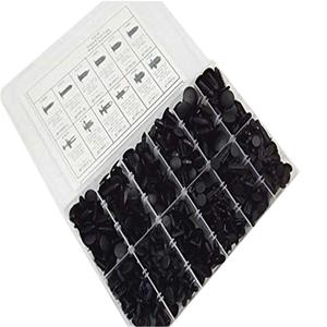 330 PCS Black Push Pins Automotive Retainers Bumper Clips Plastic Rivets Fasteners Push Retainer Kit Car Clips Replacement for Most Cars
