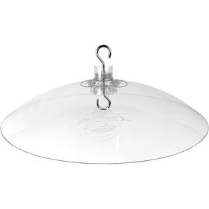 Squirrel Shield 16 inch Plastic Squirrel Baffle - Protects Hanging and Pole Mounted Feeders, Clear