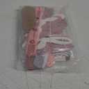 Pink Rose Gold Birthday Party Decorations Set, Rose Gold Glittery Happy Birthday Banner, Tissue Paper, Circle Dots Garland and Tassel Garland for Birthday Party Decorations