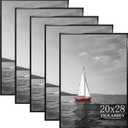VIOLABBEY 20x28 Picture Frame Set of 5, Black Picture Frames for Wall Mounting Vertically or Horizontally, Gallery Wall Frame