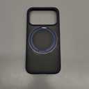 TORRAS Upgrade 360 Magnetic Stand for iPhone 17 PRO Case with Camera Control Button, Fit for MagSafe, Mil-Grade Protection, Slim Soft Edge Translucent Back for iPhone 17Pro 6.3 inch, Deep Blue