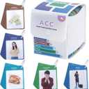 CHEFAN Adult Communication Cards, 98 PCS Flash Cards, Non Verbal Speech Therapy Communication, Daily Life, Needs and Requests, Feelings and Activities, ESL Teaching Materials for Adults