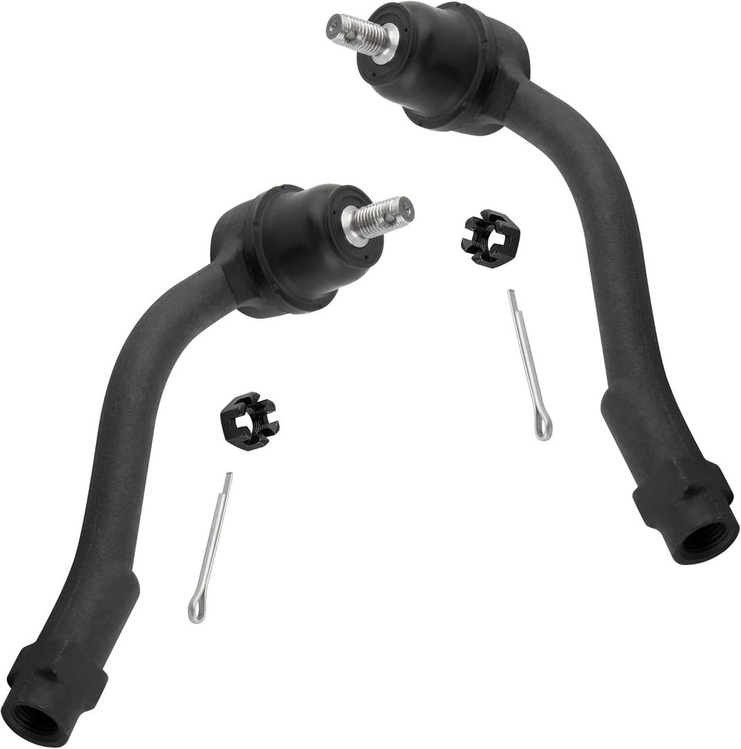 2Pcs Front Outer Tie Rods End Links Left & Right Fit For Hyundai Accent 2006-2011 1.6L l4 Replace# ES800287 ES800288