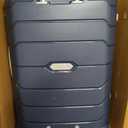 Samsonite Freeform 28-Inch Large Luggage with Dual 360 Spinner Wheels - Checked Suitcase - TSA Lock, Airline-Approved - Lightweight Durable Polypropylene Expandable Hardshell - Navy