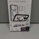 ESR for iPhone 16 Pro Max Case, Camera Control Button Compatible with MagSafe, Military-Grade Protective, Built-in Stash Stand Phone Case, Scratch-Resistant Back Cover, Clear