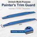 2 Pcs 24 Inch Paint Edger Guard, Painter Straight Trim Guard Blue