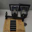 Solar Lamp Post 2Pack, Outdoor Lights