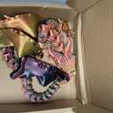 3D Printed Dragon with Wings,3D Printed Animals Toys,Flexible Articulated Winged Crystal Dragon 15.75in, Black Red Gold