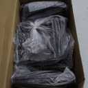 Wood Grain Solar Post Cap Lights, Dual-Core LED Fence Lights with Craftsman Design, 4 Pack Waterproof Outdoor Caps for 4x4 Wooden/Vinyl Post (Brown)