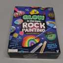 Dan&Darci Kids Rock Painting Kit - Glow in The Dark - Christmas Gifts Arts & Crafts for Boys and Girls Ages 6-12 - Craft Activities Kits - Creative Art Toys for 6, 7, 8, 9, 10, 11 & 12 Year Old Kid