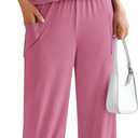 PRETTYGARDEN 2 Piece Lounge Sets for Women Summer Airport Travel Outfit 2026 Casual Matching Spring Clothes Track Sweat Suits (Pink, XXL)