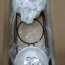 Anti-Vomiting Raised Cat Bowls - 3 × 13 oz Ceramic Food & Water Bowls with Non-Slip Stainless Steel Stand, Dishwasher Safe for Indoor Cats & Puppy