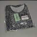 AUSELILY Womens Summer Dress Casual Sleeveless Crewneck T Shirt Sundress Flowy Tiered Swing Mini Dresses (S)