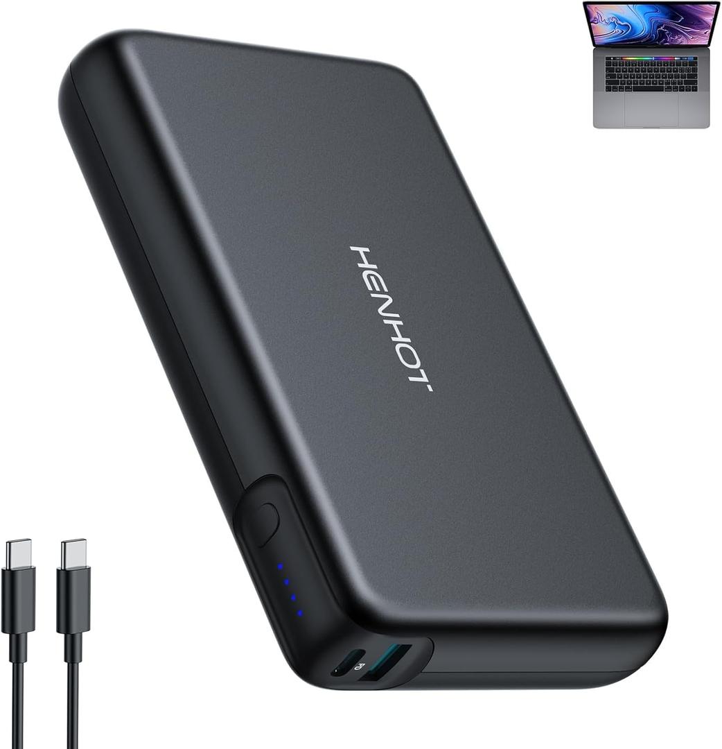 100W Power Bank, 30000mAh Laptop Portable Charger USB-C PD Fast Charging Laptop External Battery Pack for Dell,MacBook,HP,Asus,Lenovo,Steam Deck,Switch,iPhone,Galaxy, iPad and More