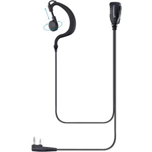 Commountain Earpiece Compatible with Kenwood Baofeng BTECH Samcom Retevis Radioddity Radios Walkie Talkies & BF-F8HP UV-5R UV-82HP UV82 NX-1300 NX-1200 TK-3402, 2 Pin Earhook Headset