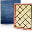 Cabin & Engine Air Filter Fits for Escape 2020-2026 1.5L/2.0L; Bronco Sport 2021-2026 1.5L/2.0L; Maverick 2022-2026 2.0L; Corsair 2020-2026 2.0L/2.3L Air Filter Replacement CF12772 JX6Z9601A