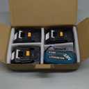 HAPPLYS 4-Pack 18V 8A Replace for Makita 18V Battery Compatible for Makita 18v Batteries BL1860B BL1850B BL1840B BL1830B BL1815B Cordless Tools