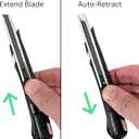 2 x The Box Blade - Magnetic handle, Auto-Retractable Blade, Comfort Grip, Durable. The ultimate cardboard box cutter, box breakdown tool, and general purpose utility knife.
