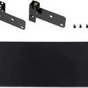 Folding Front Shelf with Bracket Fits for Traeger Pro 34, Texas Elite 34, Century 885 Costco and Eastwood 34, 36.75" x 11.5" Porcelain Steel Grill Accessories Replacement for BAC363 Folding Shelf