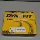 Dynofit 14x1.5 Spline Lug Nuts Compatible with Chevy Silverado 1500 GMC Sierra Ford,Aftermarket Wheel Lug Nuts Set for F150 2015-2024, 24PCS Black Truck Nuts Sets Include 1 Socket Key for Fuel Wheel