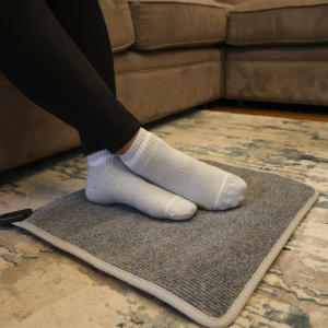 Foot Warming Heater Mat, 60-Watt Heated Warming Pad for Under Desk and More , 17.5"x17.5"