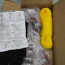 Atflbox Game Hoist Gambrel with 700LB Capacity Deer Hanger and Elk Dual Pulley Hoist Lift System, Hunting Game Hanging Kit for Deer Butcher and Skinning, Deer Hunting Accessories Gifts for Men