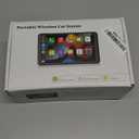 Carplay Wireless Portable Touchscreen Car Stereo Bluetooth Voice Control 7" for Apple Car Play & Android Auto Car Audio HD Screen with 1080p Backup Camera GPS Navigation/Mirror Link Fits All Cars