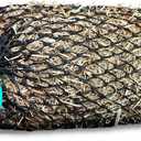 Square Bale Hay Nets for Horses, Premium PE Slow Feed Net with 1.6" Hole, Suitable for 36x18x18 to 45x25x17 Inches Hay Bales, Drawstring Closure for Easy Loading