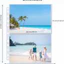 50 Pack Photo Sleeves Holds 200 5"x7" Photos, Clear Photo Page Protector for 3 Ring Binder, Double-Sided Photo Album Refill Pages Photo Pockets Photo Sleeves Binder Sheets