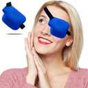 3D Eye Patch, Medical Eye Patches for Adults Kids, 3D Amblyopia Lazy Eye Patches for Left Eye Blue
