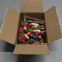 Bissap Bird Chew Toys, 7 Packs Parakeet Natural Wood Toys Parrot Hanging Cage Toy Perch Stand for Small Birds Conure Cockatiel Parrotlet Lovebird Budgie