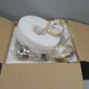 HYDELITE Vintage Frosted Glass Pendant Lights Kitchen Island Lighting Fixtures Over The Kitchen Sink Adjustable Hanging Pendant for Dining Room Kitchen Entryway