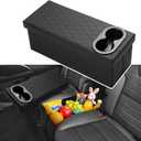 Shademax Custom for Kia Telluride Seat Organizer with Cup Holders Car Backseat Organizer for Kia Telluride 2020-2025 2026 Accessories Car Console Organizer for Kids Toys, Baby Supplies, Travel Dog Toy