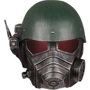 Ranger Helmet Fall Power Armor Helmet Cosplay Deluxe Halloween Mask Collectible Prop (Black)