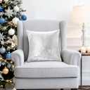 Eternal Beauty Set of 2 Sequin Pillow Cover Decorative Silver Pillow Covers for Couch Throw Pillows 20 X 20 Inches