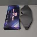 FlyCoco 99% Fully Block Out Light Eye Sleep Mask, 3D Deep Contoured Eyes Cover Zero Pressure, Long Lash Extension Eyes Mask with Adjustable Straps for Sleeping Travel Home Nap Rest Women Men (Grey)