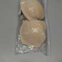 Strapless Bra with Clear Back Invisible Strap Push Up Padded Underwire Backless Halter Bralette 38B, Beige