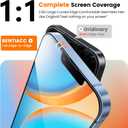 9H+ Tempered Glass Screen Protector for iPhone 13/14/13 Pro  2 Pack, Ultra-Thin 0.33mm Full Coverage, Bubble-Free Installation, Auto-Dust Removal, Case-Friendly, Crystal Clear HD Protection (Transparent)