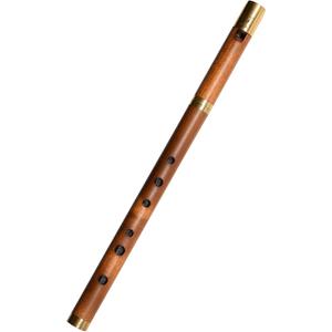 Key of D Wooden Whistle VDC-01 Great Sound Hand Carved Stabilized Wood Traditional Folk Wind Instrument Flute Orchestra Unique Woodwind Handmade Brown, Brown wood