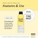 Fresh Wave Lemon Odor Eliminator Spray & Air Freshener, 8 oz. | Non-Aerosol, Fine Mist | Odor Absorbers | Safer Odor Relief | Natural Plant-Based Odor Eliminator | For Furniture, Fabrics & Trash