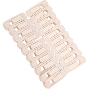 20pcs Skirt Hangers Clips Pants Hangers Drying Rack Clips Laundry for Clothing