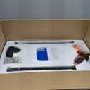 Giraffe Tools Heavy Duty Retractable Hose Reel, 5/8" x 92FT Automatic Rewind Garden Hose Reel with 360 Swivel Base, Ground Mounted for Lawn, Patio, Concrete Floor & Yard Watering