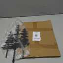 noxozoqm Metal Tree Wall Decor, Cabin Decor, Tree Decor, Rustic Wall Decor for Home Office Farmhouse Indoors and Outdoors Black