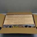 2 Set of Floating Bookshelf, Pine Wood Invisible Bookshelf, Hanging Bookshelves for Wall, Unique Space Saving Wall Bookcase (16.5L8.7W1.5H)