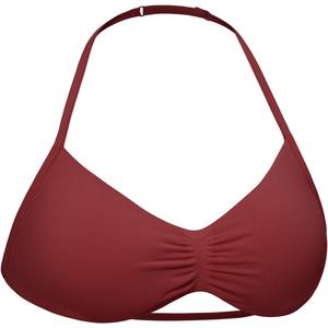 VOYJOY Impact Strappy Sports Bra Adjustable Padded Workout Gym Yoga Bra Crop Top for Women (X-Small, Scarlett Red)