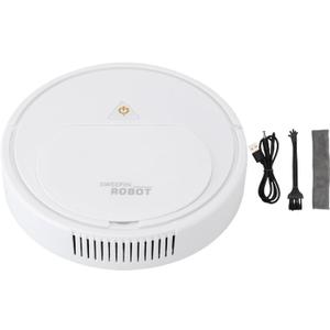 Pssopp Robot Vacuum Cleaner, 3 in 1 Intelligent Sensing Robot Vacuum Sweeper Mini Smart Sweeping Robot for Pet Hair Hard Floor