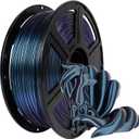 FLASHFORGE PETG Pro Filament 1.75mm +/- 0.02mm Burnt Titanium, Color Changeable 3D Printer Filament 1kg, Chameleon 3D Printing Filament Changing Colors with Light, Perfectly Hide The Layer Line