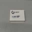 Gejoy Mini Christmas Five Pointed Star Tree Topper with Lights Glitter Red Xmas Star Small Christmas Tree Topper Holiday Ornament Party Office Decorations